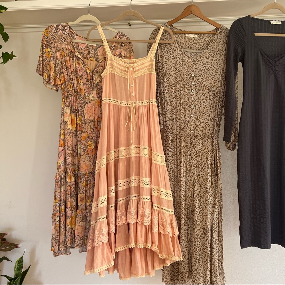 Sold🍑Spell Prairie Dress in Peach